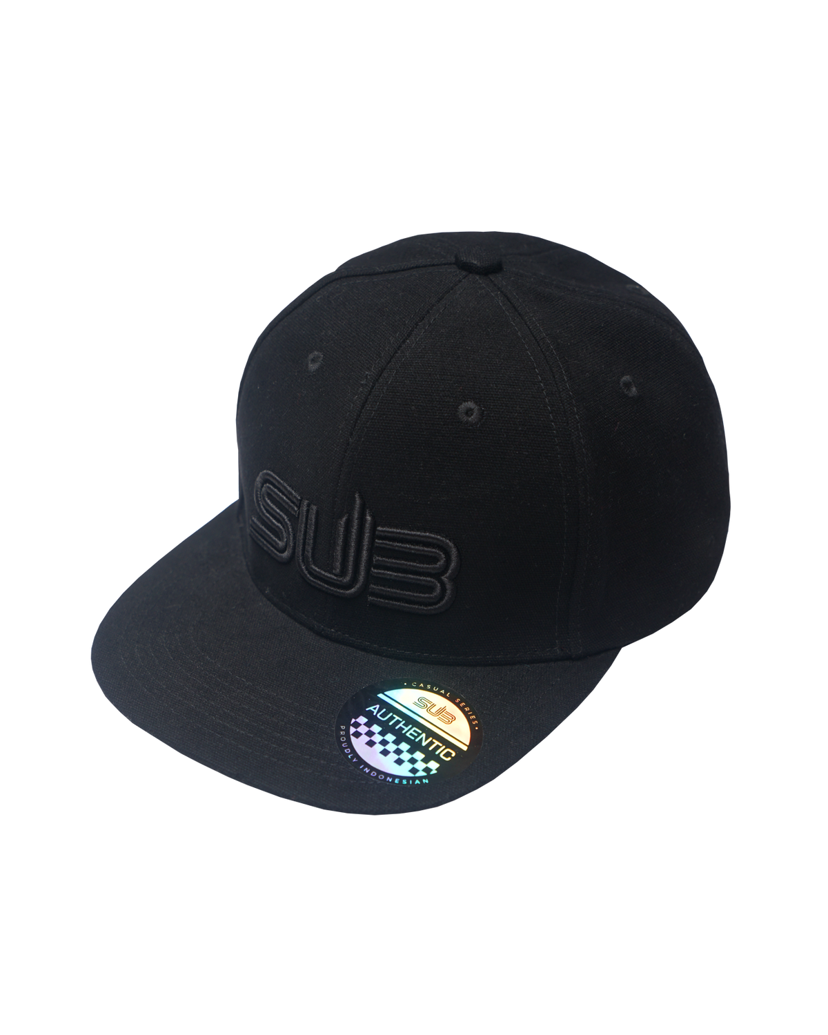 SUB 3D Caps Black