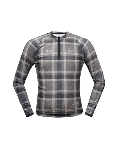 Gravel T/A/G Flanel Mud Green Long Sleeves