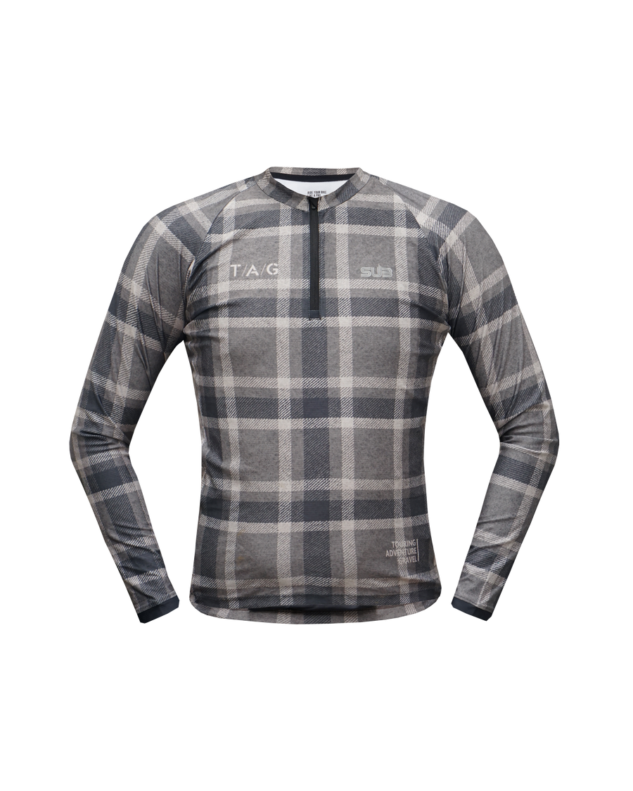Gravel T/A/G Flanel Mud Green Long Sleeves