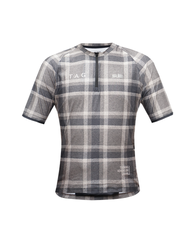Gravel T/A/G Flanel Mud Green Short Sleeves
