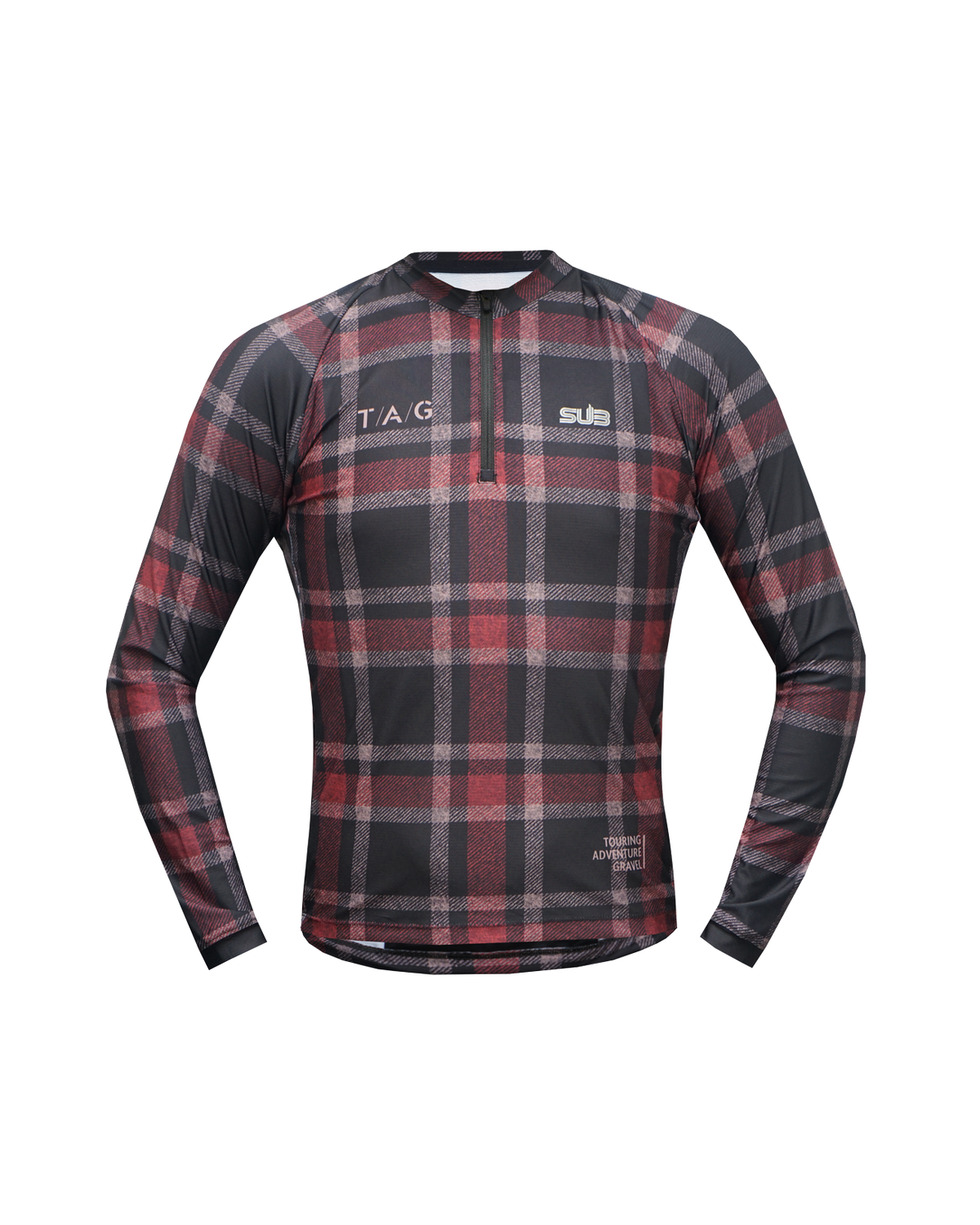 Gravel T/A/G Flanel Black Long Sleeves