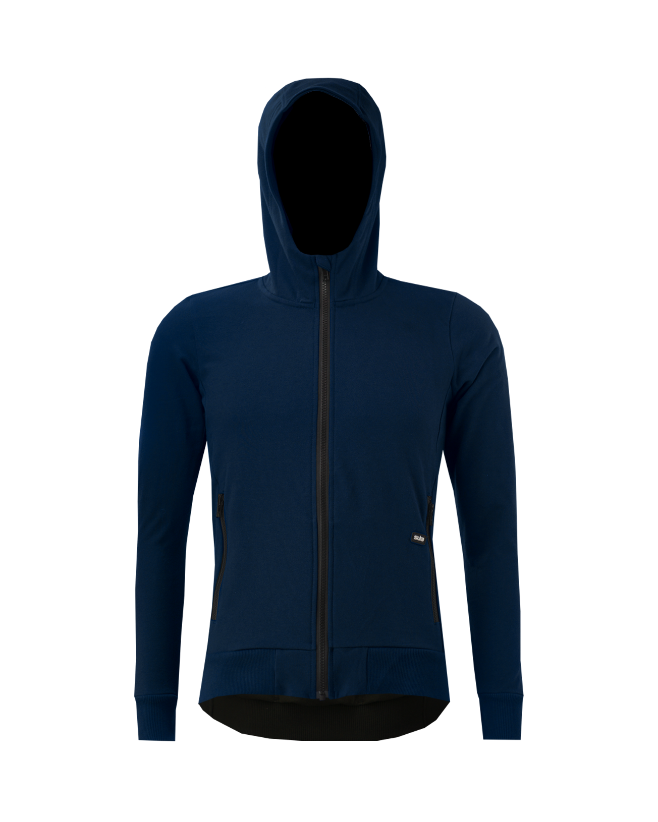 Navy blue sweater hoodie on sale