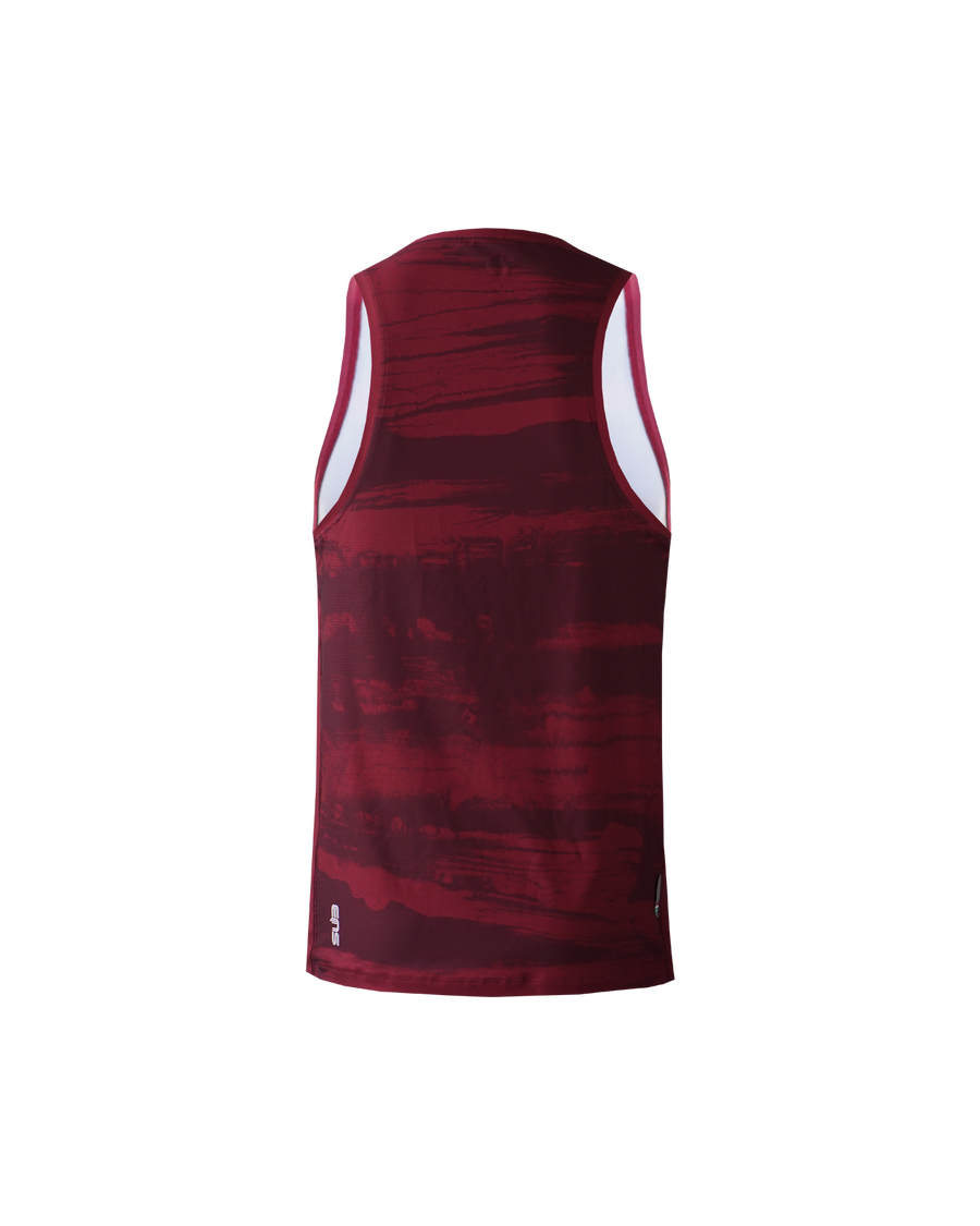 Running Tank Pro Men Dark Maroon