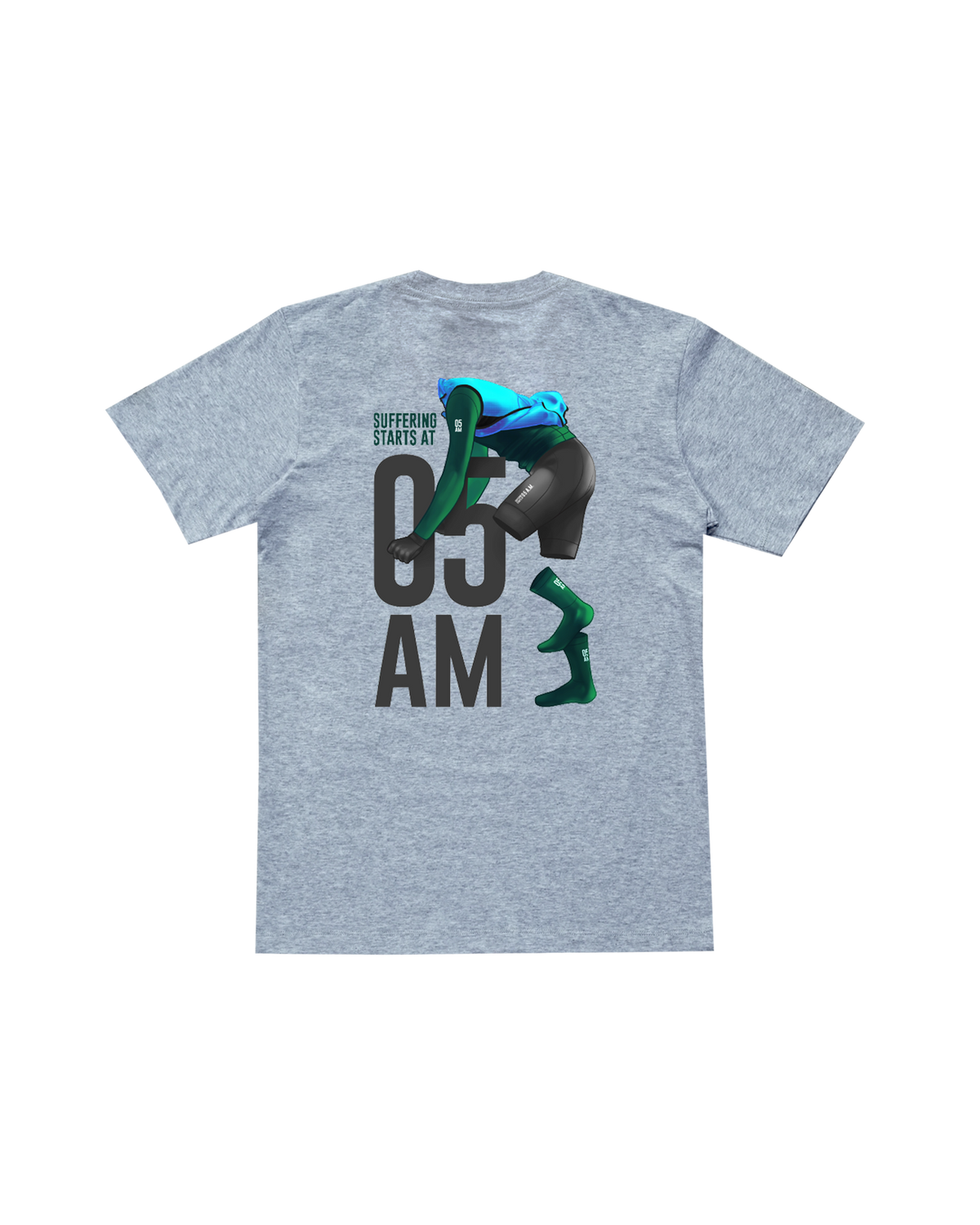 T-Shirt 05 A.M. USA Misty Gray