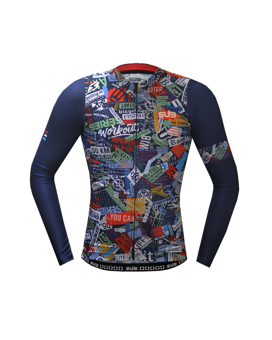 Wordle Navy Blue Long Sleeves